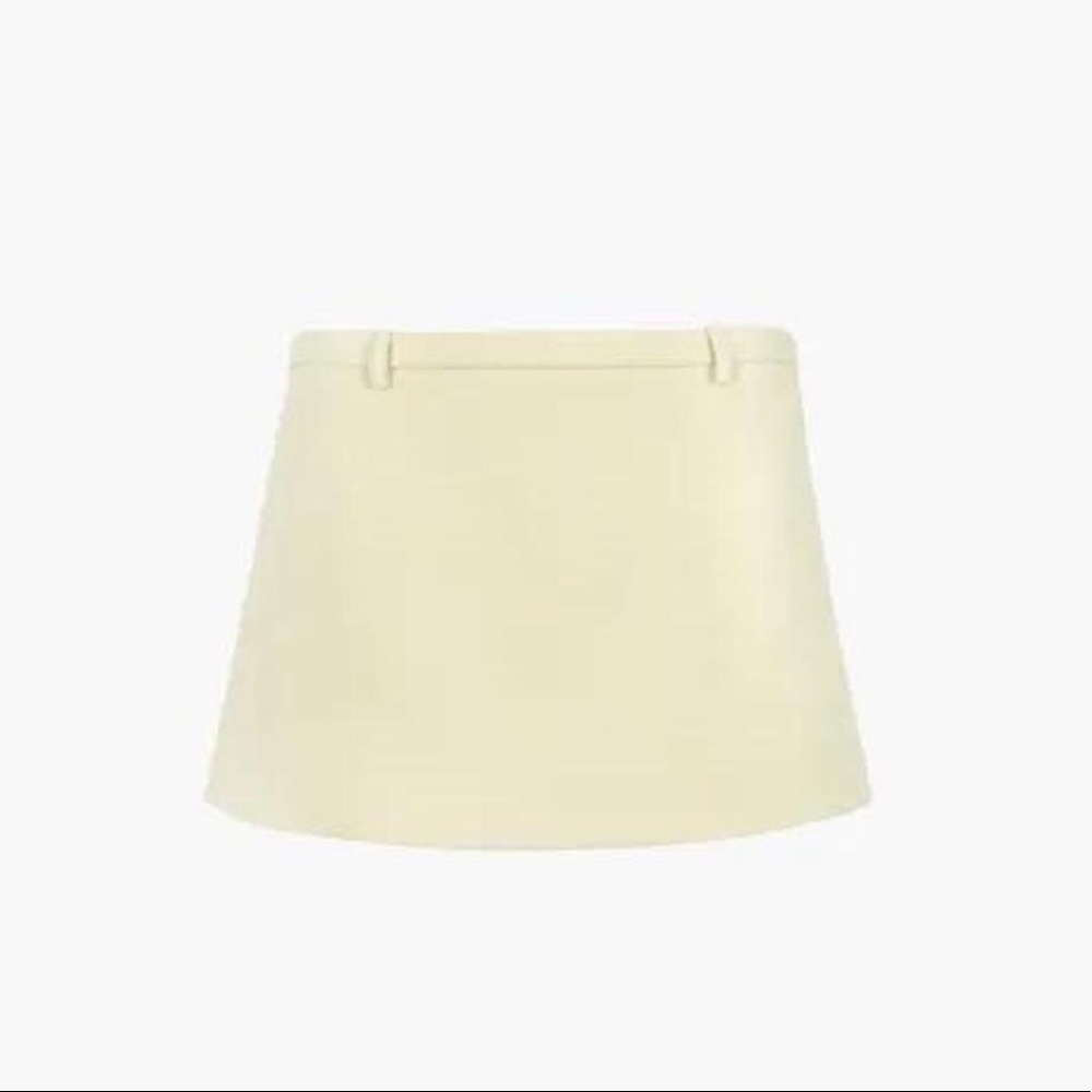 NWT Sandy liang butter yellow Holly skirt